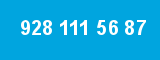 928 111 56 87